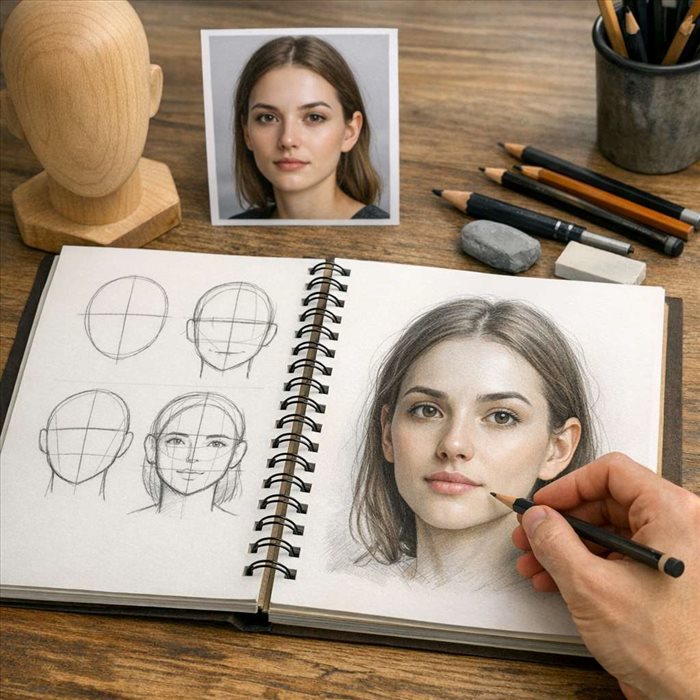 Comment apprendre à dessiner un visage : guide facile et complet