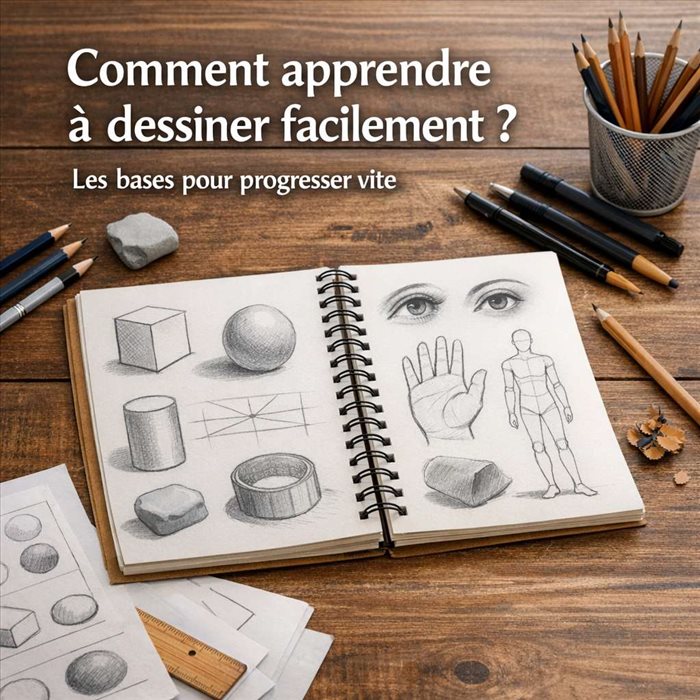 Comment apprendre à dessiner facilement ? Guide simple et rapide