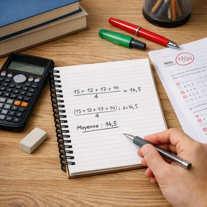 Comment calculer sa moyenne dans une matière ? | Guide simple