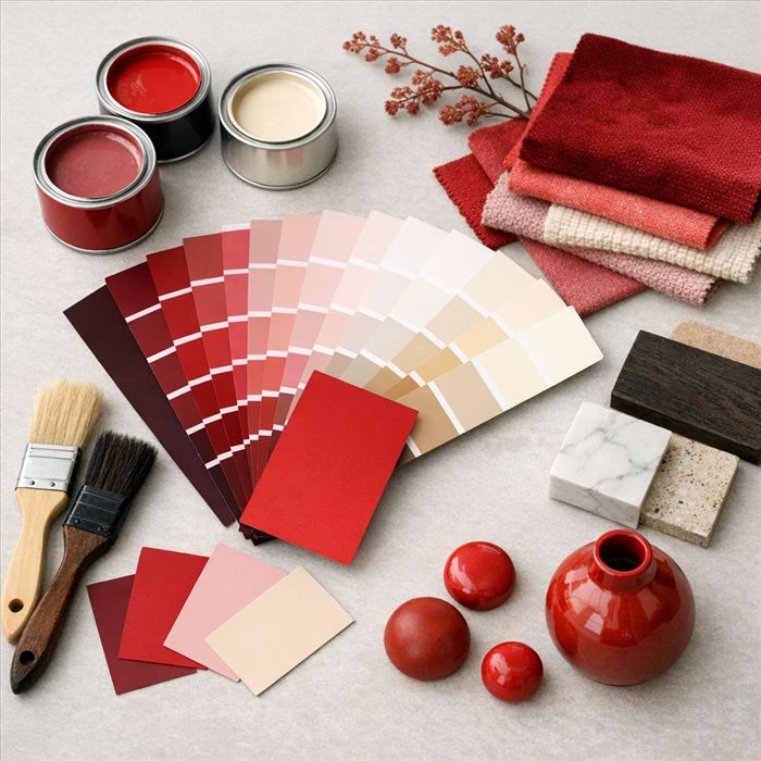 Palette rouge : comment composer une harmonie réussie