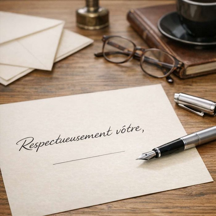 Respectueusement vôtre : signification et usage de cette formule