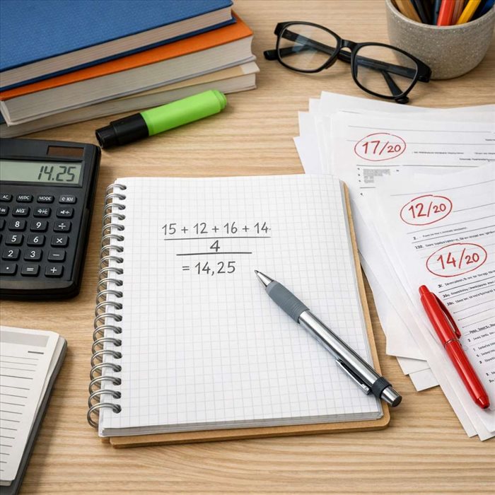 Comment calculer sa moyenne pour le contrôle continu ?