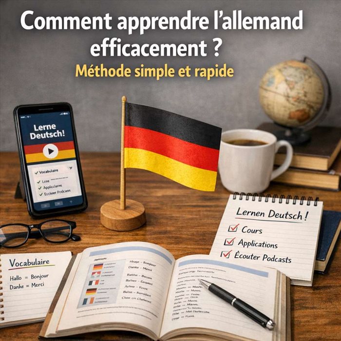 Apprendre l’allemand efficacement : méthode simple et rapide