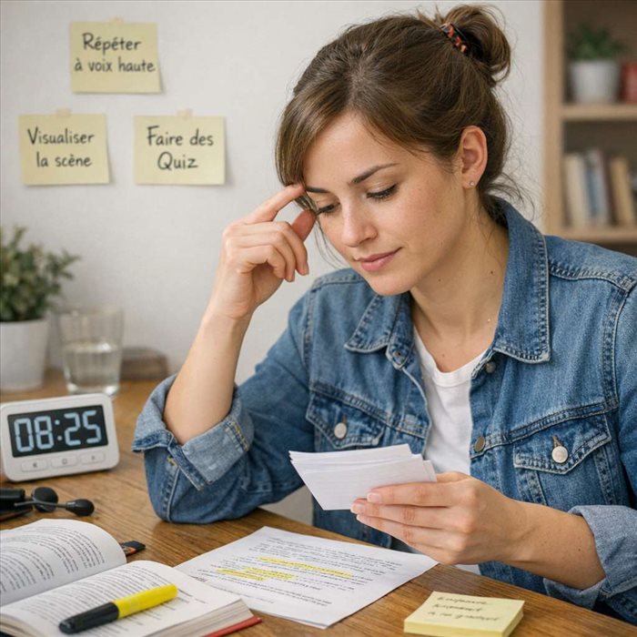 Comment apprendre un texte par cœur : méthode simple et efficace