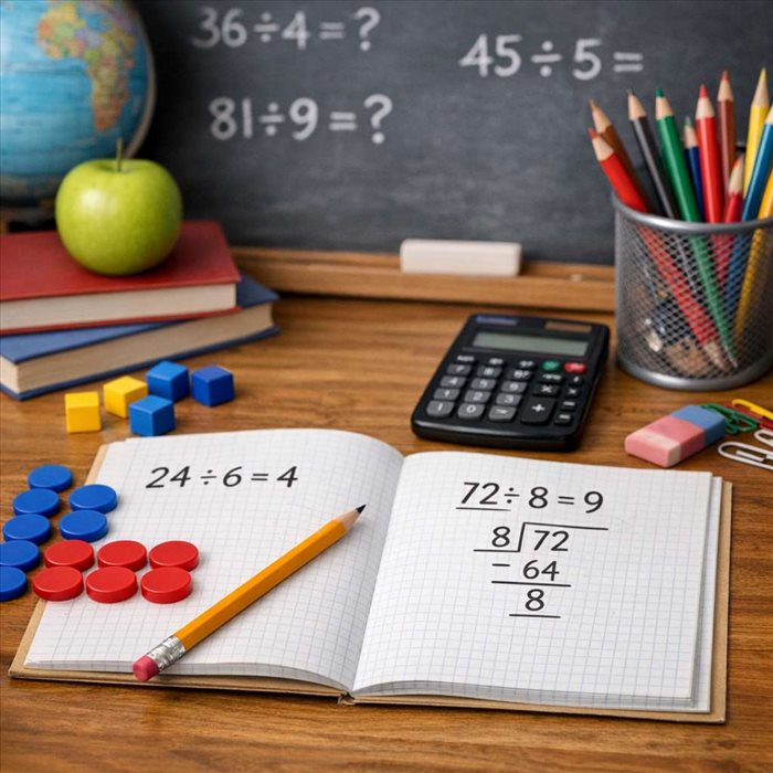 Comment apprendre les divisions facilement ? Méthodes simples pour réussir