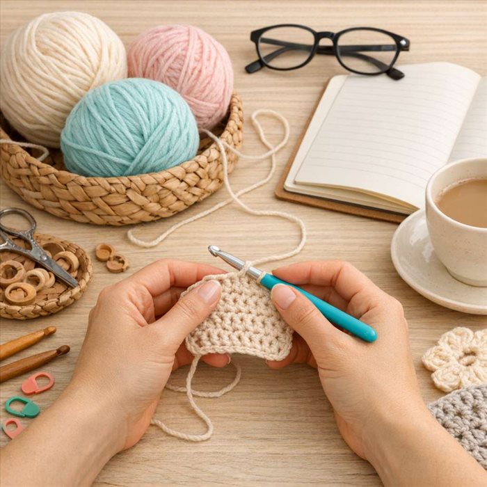 Comment apprendre le crochet facilement ? Guide simple pour débuter