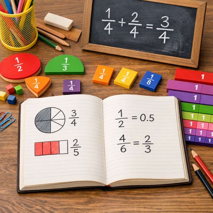 Comment apprendre les fractions facilement ? Guide simple et clair