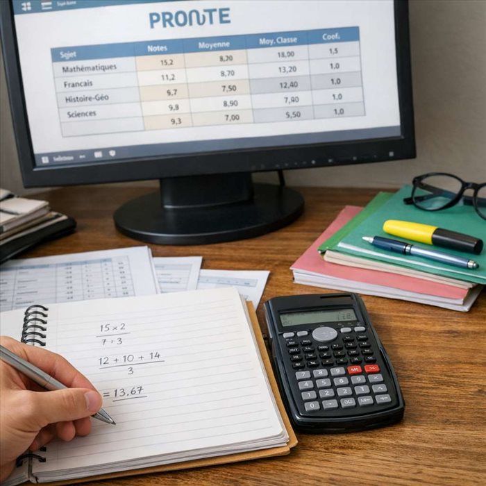 Comment calculer sa moyenne sur PRONOTE ? Guide simple