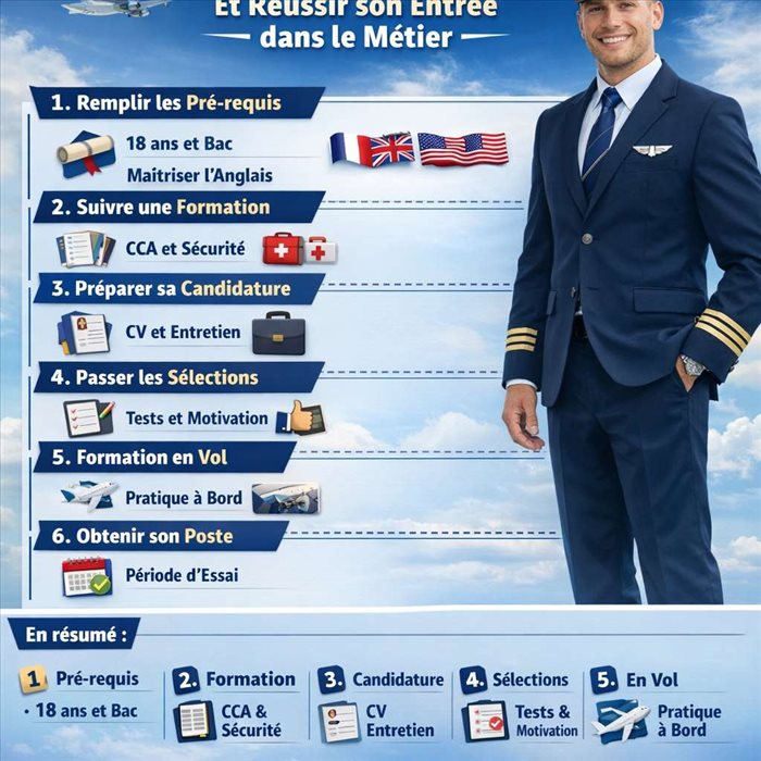 Comment devenir steward et réussir son entrée dans le métier ?