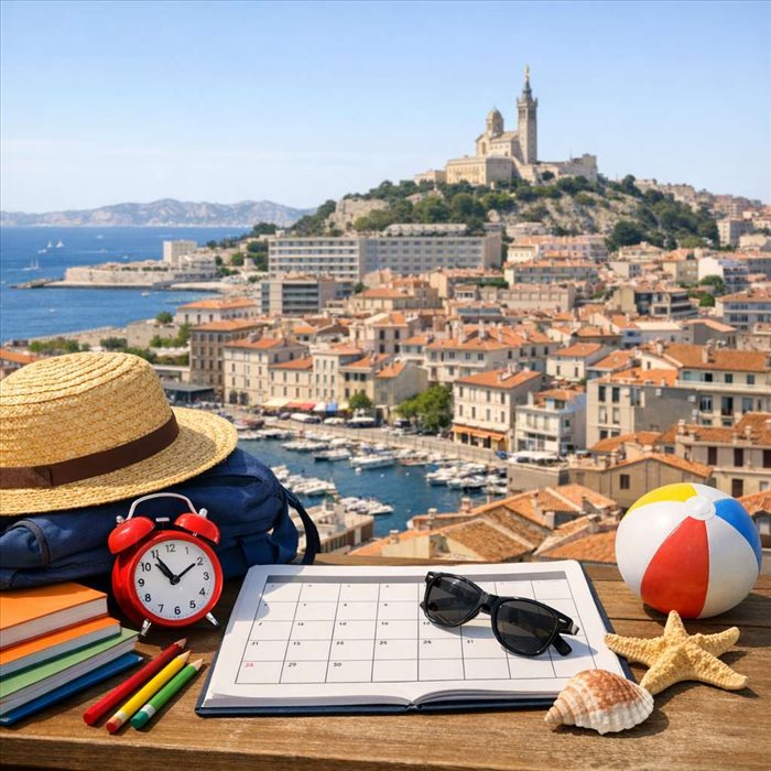 Vacances scolaires à Marseille : dates 2026-2027 et infos