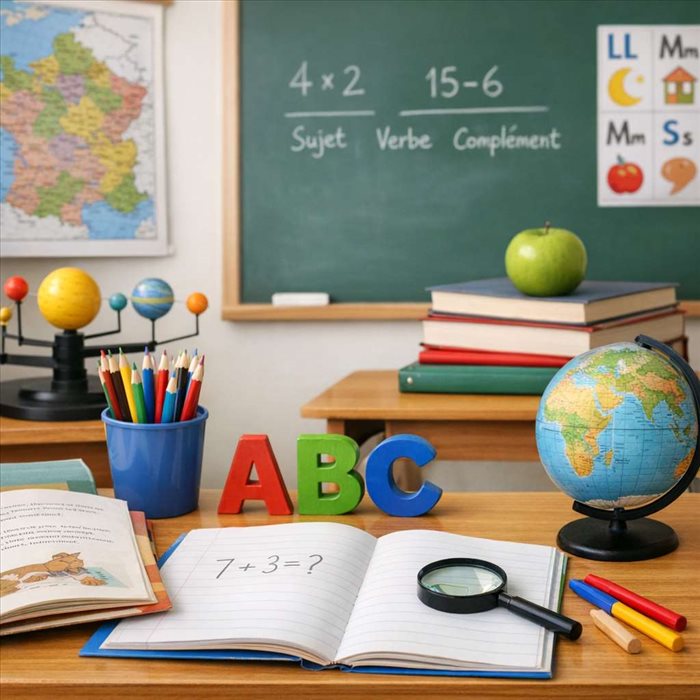 Programme scolaire du cycle 2 : matières et apprentissages essentiels