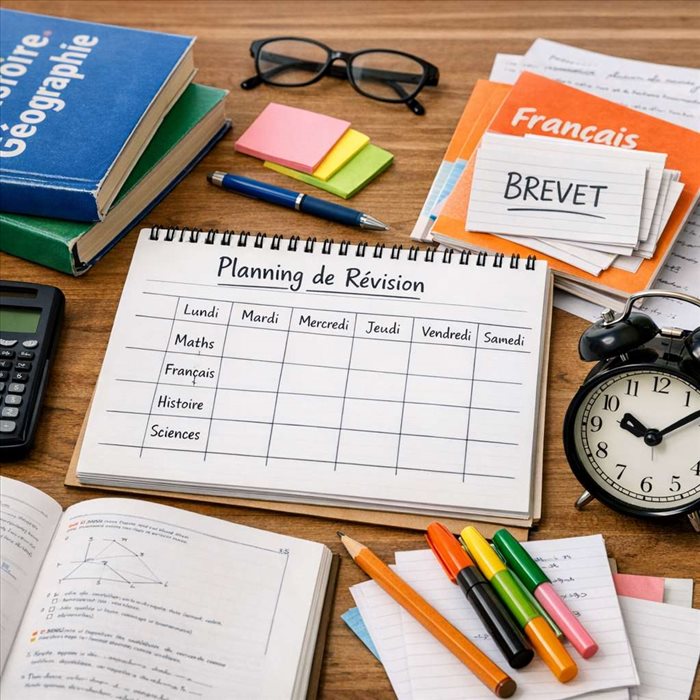 Comment réussir le brevet avec un planning efficace ?