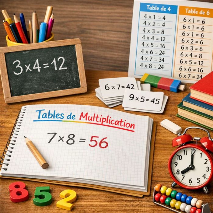 Comment apprendre les tables de multiplication facilement ?