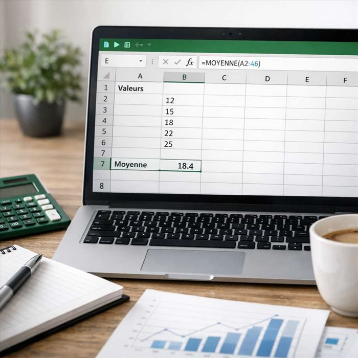 Comment calculer une moyenne dans Excel : guide simple et rapide