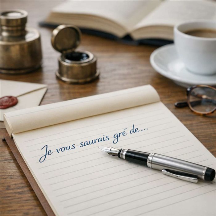 Je vous saurais gré de : sens, usage et exemples