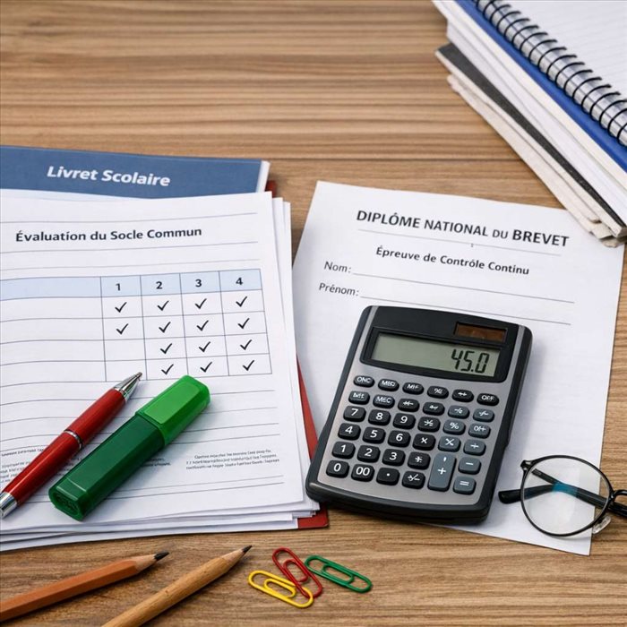 Calculer les points du contrôle continu au brevet facilement