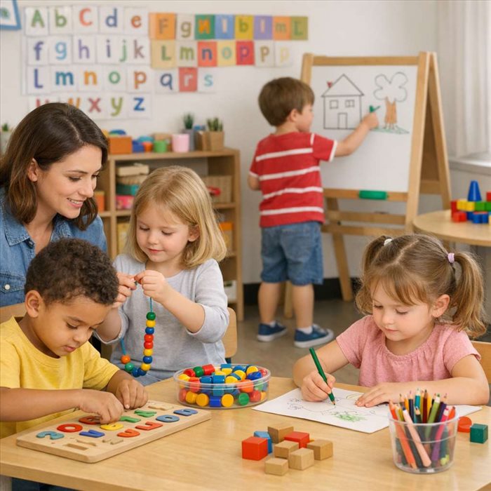 Programme scolaire de moyenne section : activités et apprentissages clés