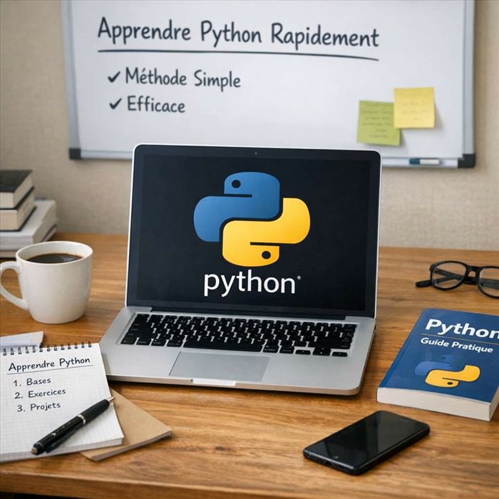 Apprendre Python rapidement : méthode simple pour débutants