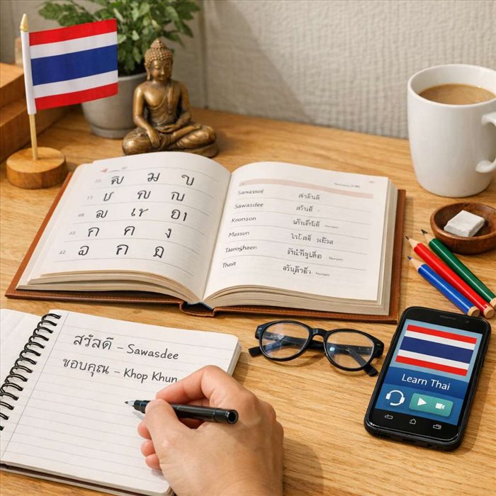 Comment apprendre le thaï facilement : méthode simple et rapide
