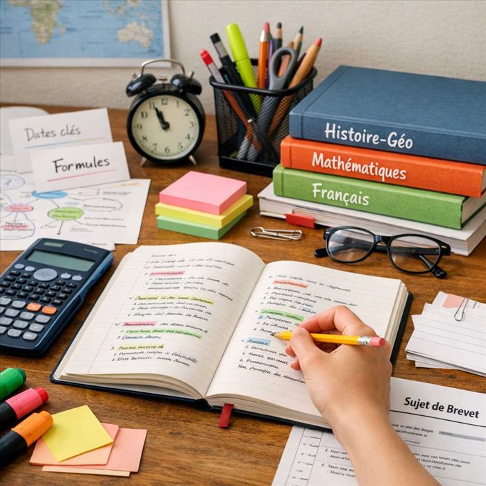 Apprendre efficacement pour le brevet : méthode, révisions et conseils