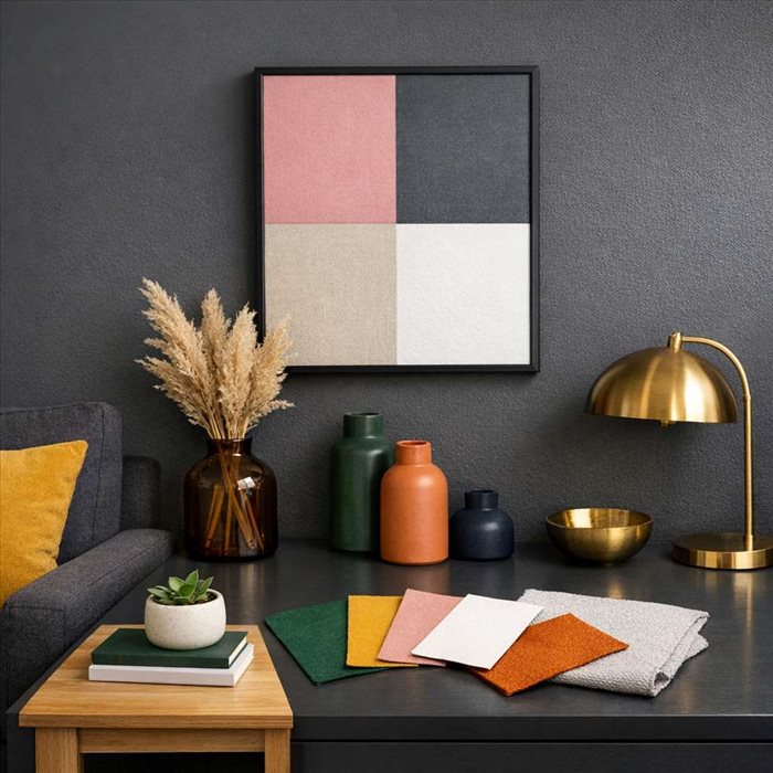 Quelles couleurs associer avec le gris anthracite ? Guide