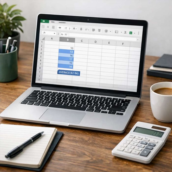 Calculer une moyenne avec un tableur : méthode simple et rapide