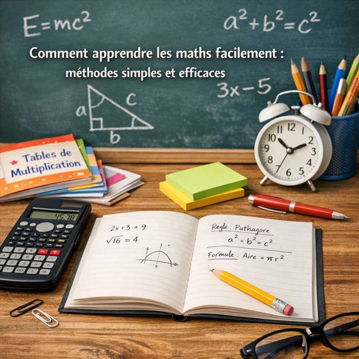 Apprendre les maths facilement : méthodes simples pour progresser