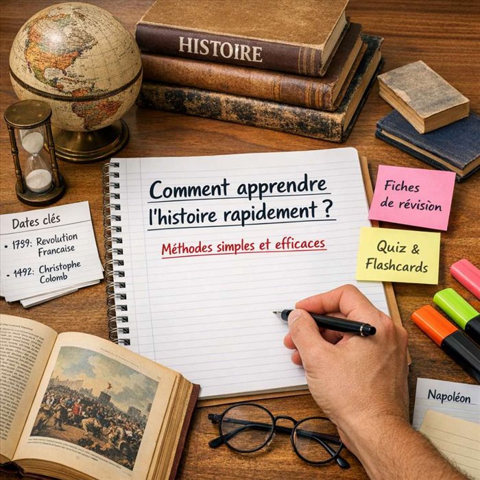 Apprendre l’histoire rapidement : 9 méthodes simples et efficaces