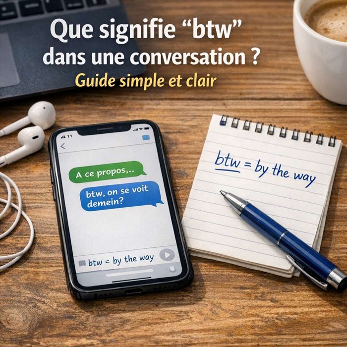 Que signifie btw ? Signification, usages et exemples