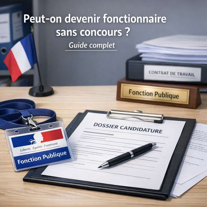 Peut-on devenir fonctionnaire sans concours ? Guide complet