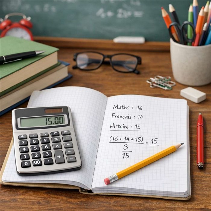 Comment calculer une moyenne générale sur 20 : méthode simple